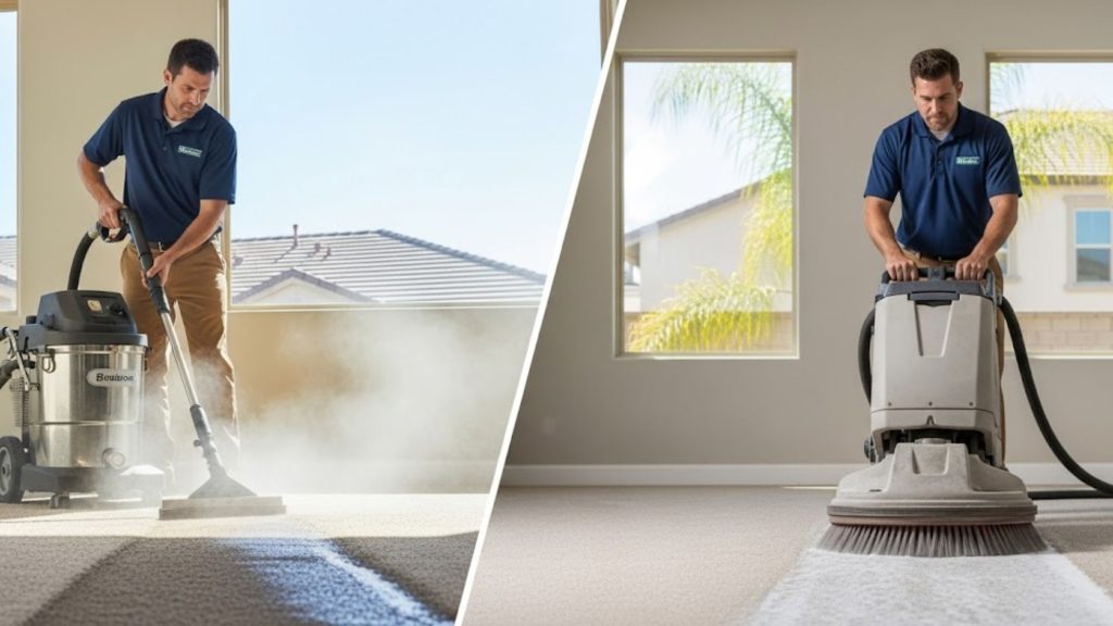 Comparing Steam vs Dry Cleaning for Carpet Cleaning Clovis