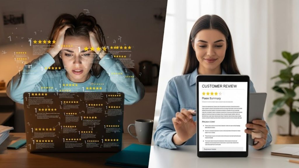 How to evaluate customer reviews and ratings